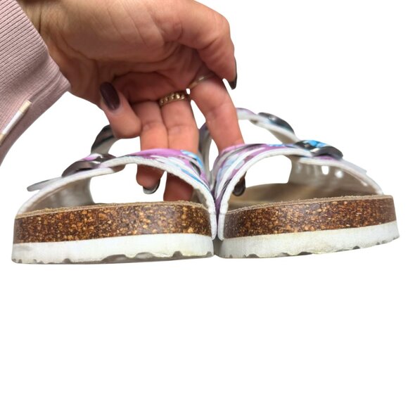 Birkenstock Florida Birko-Flor Sandals – Women’s Size 40 – New – Pink/Purple - Picture 5 of 10